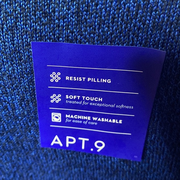 Slim Fit Men Sweater Royal Blue - Picture 3 of 3